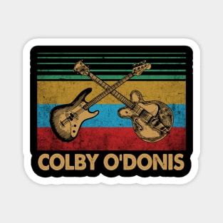 Graphic Proud O'Donis Name Guitars Birthday 70s 80s 90s Magnet