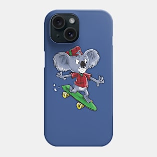 Skateboarding Koala Phone Case