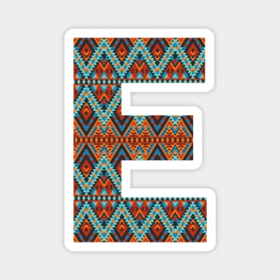 Letter E- boho design Magnet