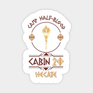 Cabin #20 in Camp Half Blood, Child of Hecate – Percy Jackson inspired design Magnet