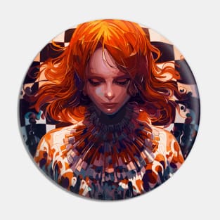 Anime girl chess master Pin