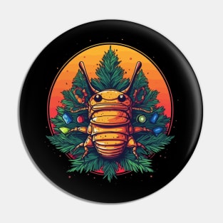 Cockroach Christmas Pin