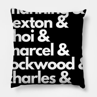 Chicago Med Squad Goals (White Text) Pillow