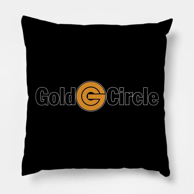 Gold Circle Department Store Version 2 Pillow by old_school_designs