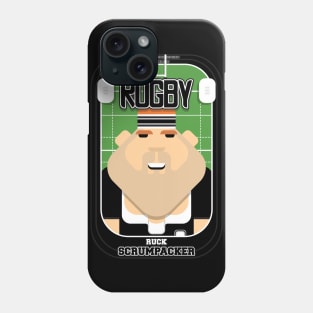 Rugby Black - Ruck Scrumpacker - Josh version Phone Case