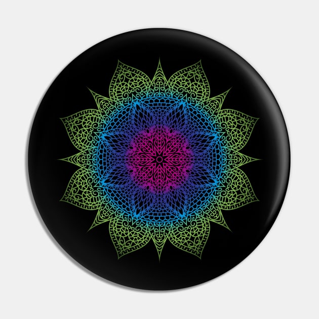 Mandala Pin by Kuys Ed