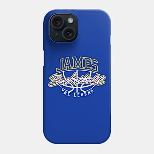 James Basketball The Legend Custom Player Your Name Phone Case