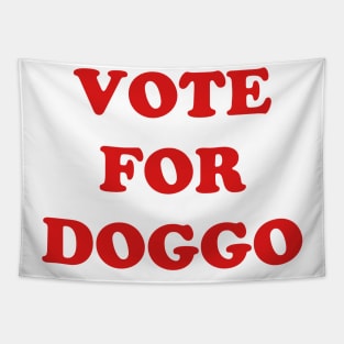 Vote For Doggo Tapestry