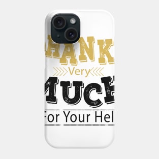 Thank You Positive Words Art Phone Case