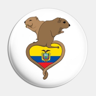 Gerbil Ecuador (light) Pin