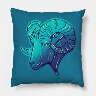 aries ram design Pillow