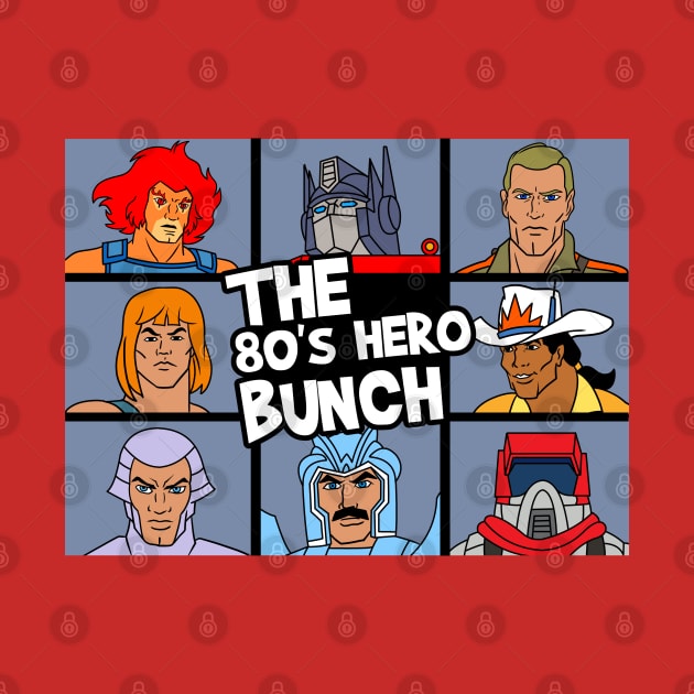 80s Hero Bunch by nickbeta