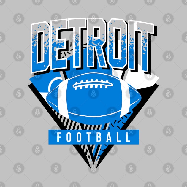 Detroit Football Retro Gameday by funandgames