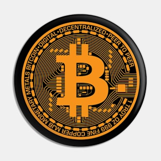 Bitcoin souvenir. Pin
