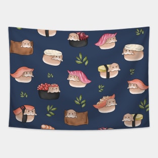 Sushi Rabbit Pattern Bunniesmee Tapestry