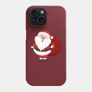 Cute santa claus for christmas day Phone Case