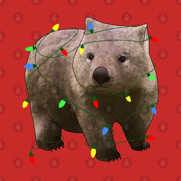 Christmas Wombat by Meowmaddie