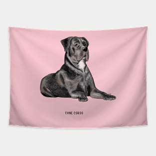 cute cane corso dog Tapestry