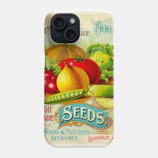 Seed Catalogue Cover (1900) Phone Case