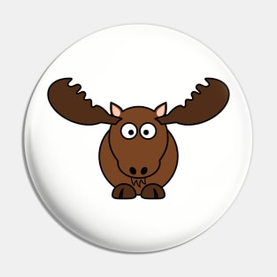 Funny deer Pin