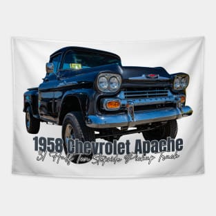 1958 Chevrolet Apache 31 Half Ton Stepside Pickup Truck Tapestry