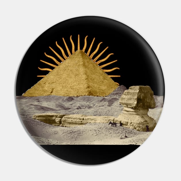 Giza piramid and sphinx with Sun behind Pin by ArianJacobs
