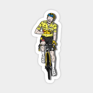 Jonas Vingegaard Champion Tour de France 2022 - Yellow jersey Magnet