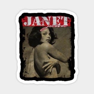 TEXTURE ART- JANET JACKSON IS QUEEN Magnet