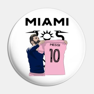 Messi inter Miami Pin