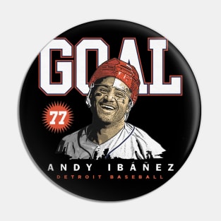 Andy Ibanez Detroit Goal Pin