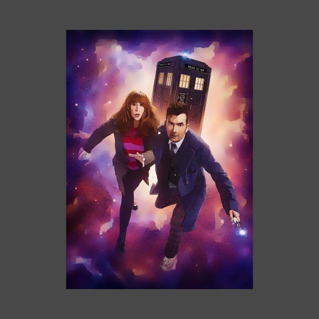 The Doctor and Donna by DoctorWhoTees