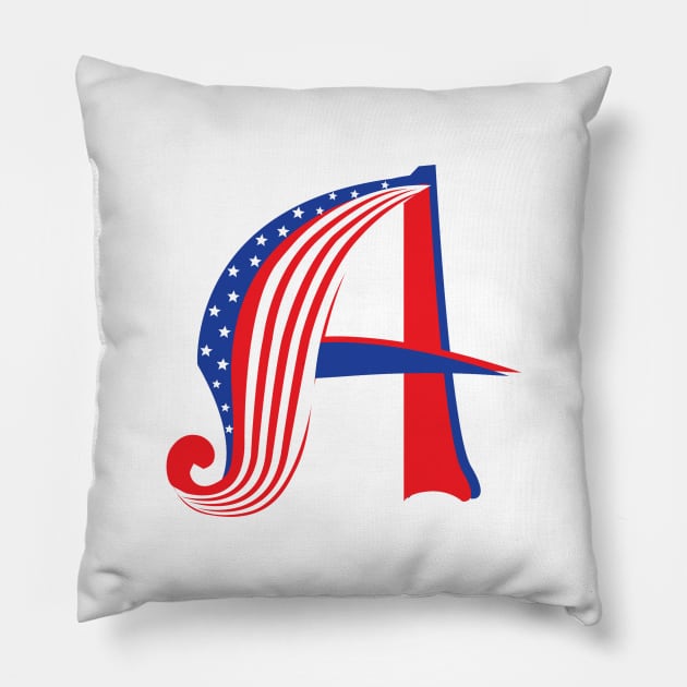 United States of America Pillow by dddesign