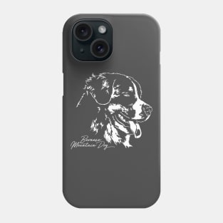 Bernese Mountain Dog lover dog portrait Phone Case