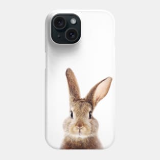 Brown Bunny, Baby Rabbit, Kids Art, Baby Animals Art Print By Synplus Phone Case