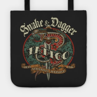 Snake & Dagger Tattoo 1976 Tote