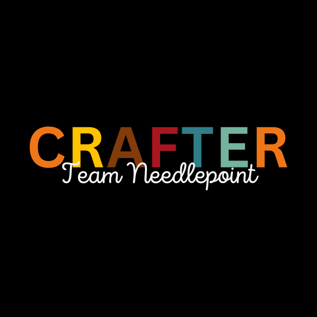 Crafter Team Needlepoint by Craft Tea Wonders