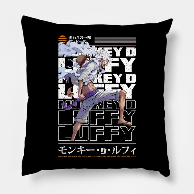 monkey d luffy Pillow by HokiShop