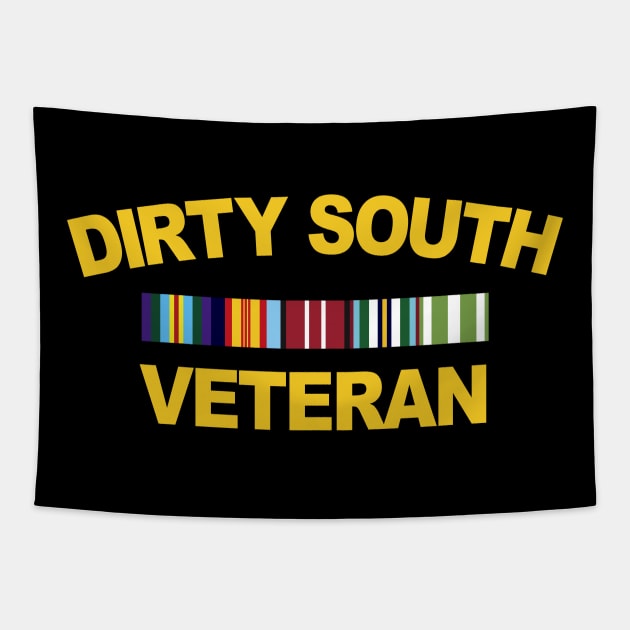 Dirty South Veteran Tapestry by darklordpug