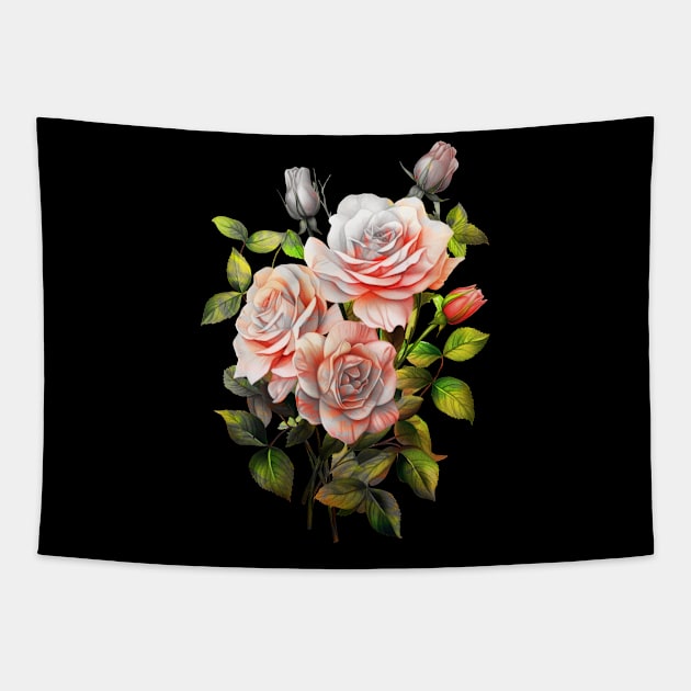 Fading Roses Tapestry by psanchez