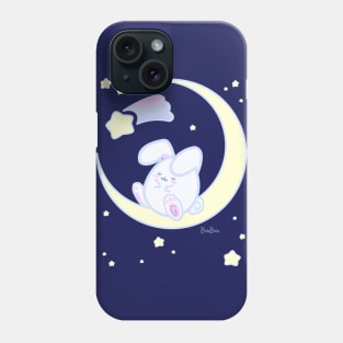 Bun Bun Sleeping on the Moon Phone Case