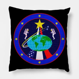 Black Panther Art - NASA Space Badge 55 Pillow