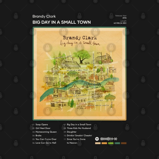 Brandy Clark - Big Day in a Small Town Tracklist Album by 80sRetro