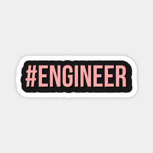 #engineer peach Magnet