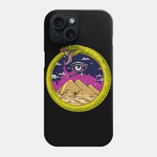 Egyptian Pyramids Ouroboros Phone Case