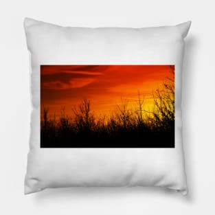 December Sunset Pillow