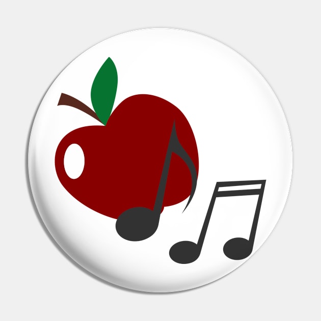 Apple Chord guitar decal Pin by CloudyGlow