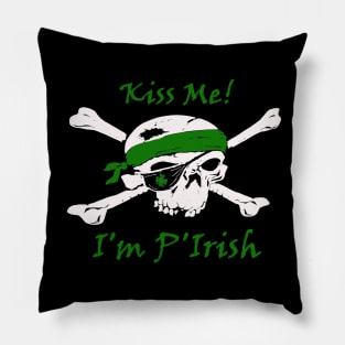 St Paddy Irish Pirate T-Shirt Pillow