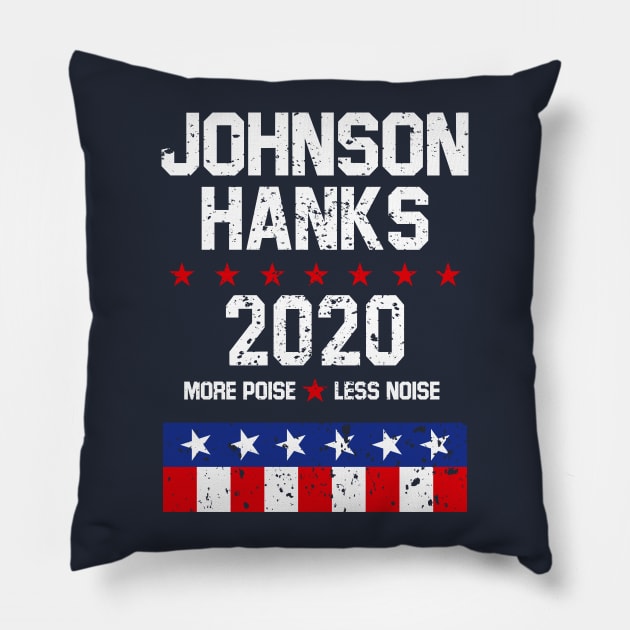 Johnson Hanks 2020 Pillow by pororopow