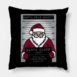 Santa Crimes Pillow