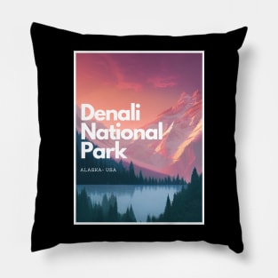 Denali National Park hike Alaska United States Pillow